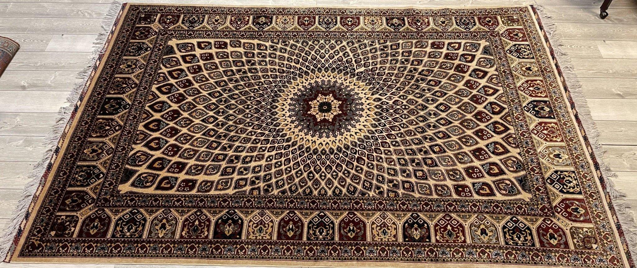 Afghan Parak Area Rug — Late 20th Century | 7' x 10'
