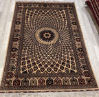 Afghan Parak Area Rug — Late 20th Century | 7' x 10'