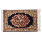 Vintage Turkish Hereke Pictorial Rug Mat — 1980s | 2' x 3'1"