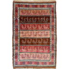 Vintage Afghan Bokhara Design Rug — 1960s | 3'10" x 5'10"