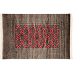 Vintage Pakistani Turkmen Design Area Rug — 1970s | 4'1" × 6'1"