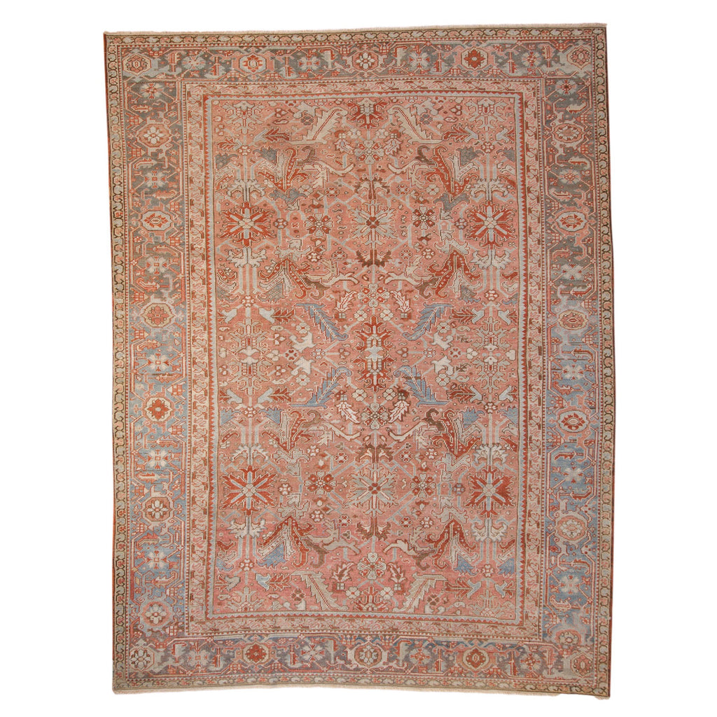 Vintage Persian Heriz Carpet — 1950s | 8'1" × 10'10"
