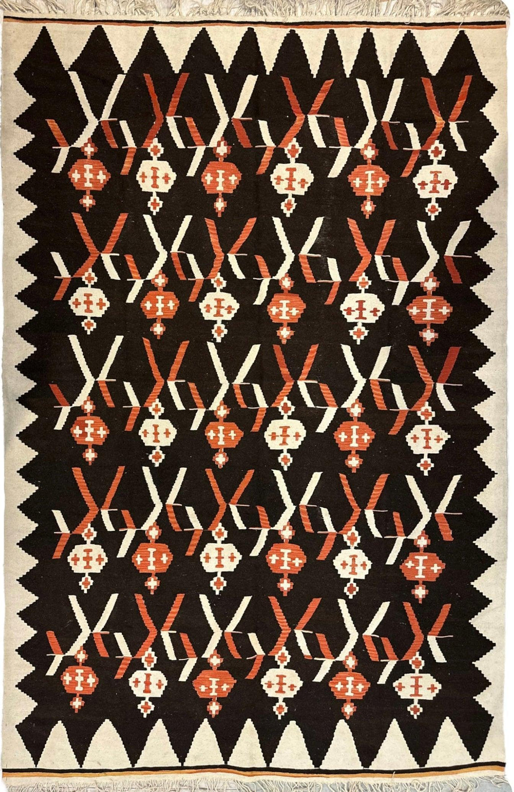 Antique Karabakh Carpet — 1930s | 7'5" × 11'