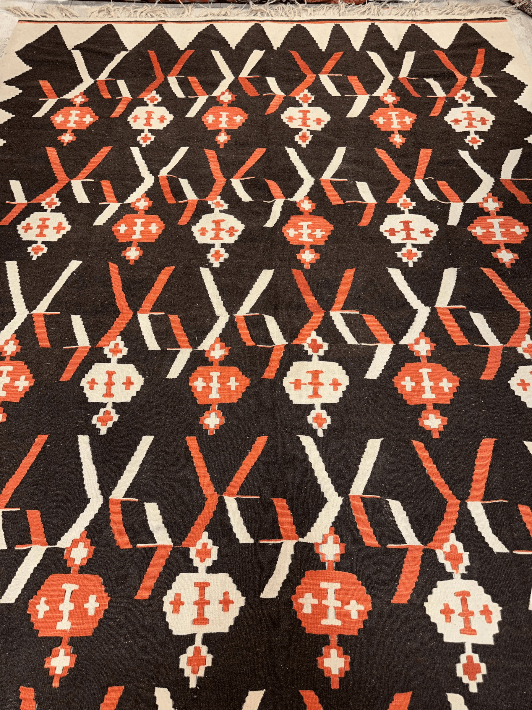 Antique Karabakh Carpet — 1930s | 7'5" × 11'