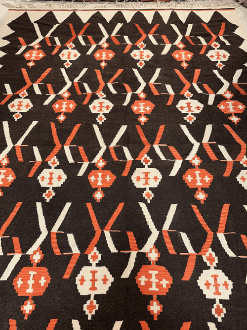 Antique Karabakh Carpet — 1930s | 7'5" × 11'