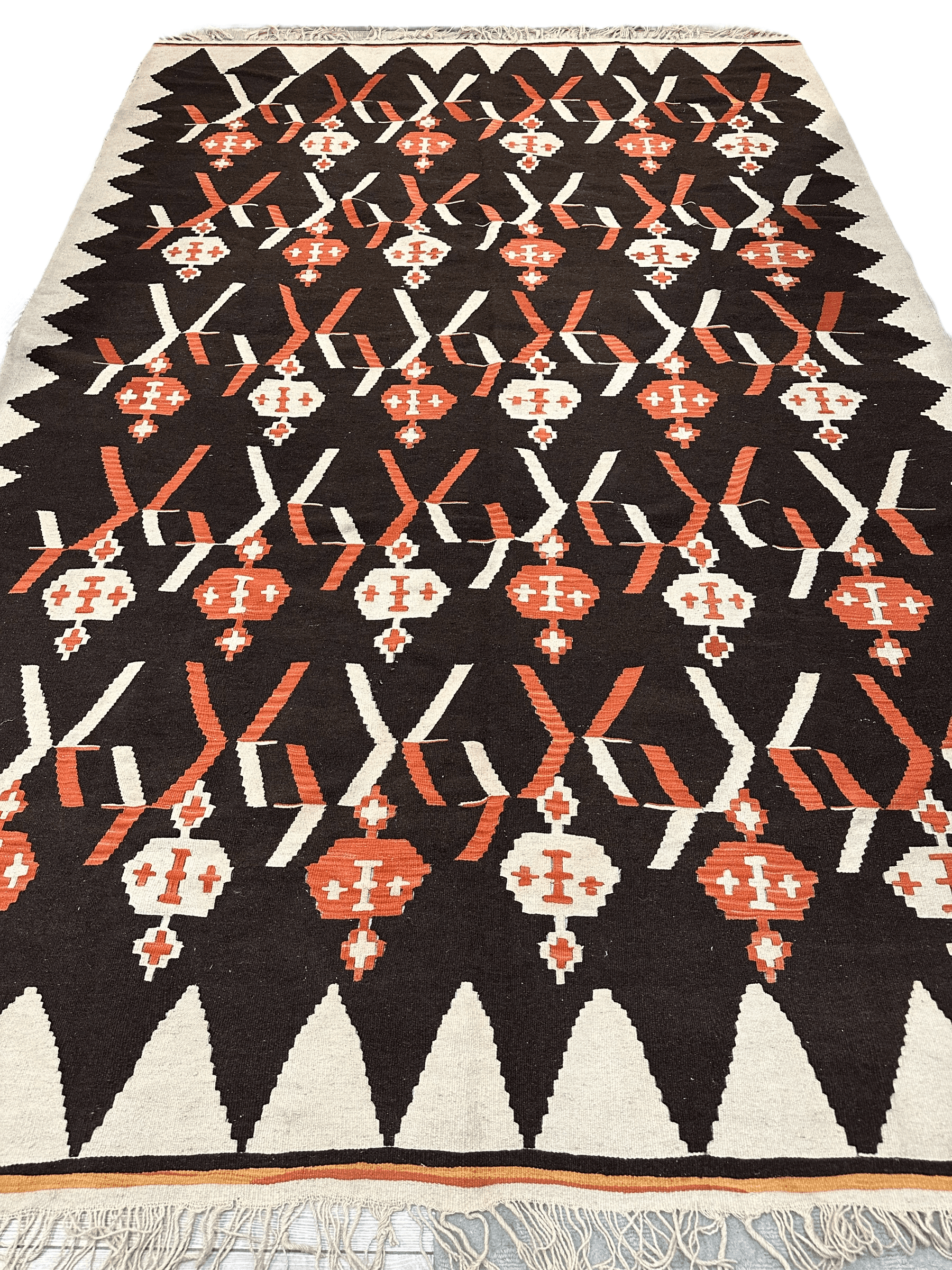 Antique Karabakh Carpet — 1930s | 7'5" × 11'