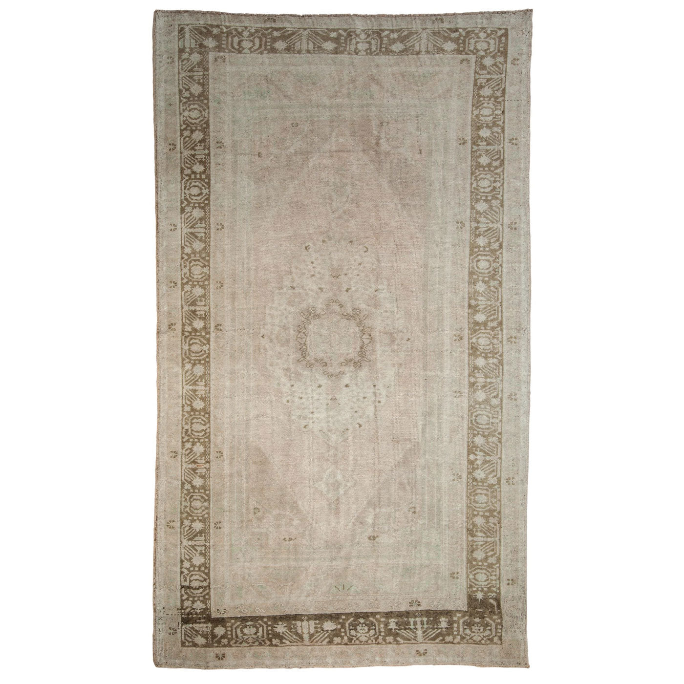 Vintage Turkish Oushak Carpet — 1980s | 5'3" × 9'1"