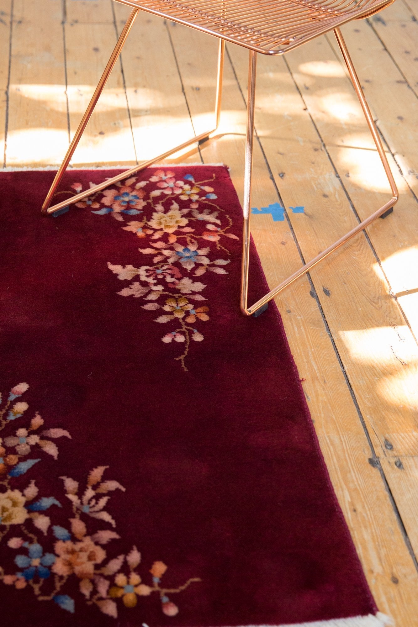 Vintage Chinese Nichols Art Deco Rug Runner — 1930s | 2' × 3'9"