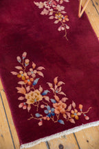 Vintage Chinese Nichols Art Deco Rug Runner — 1930s | 2' × 3'9"