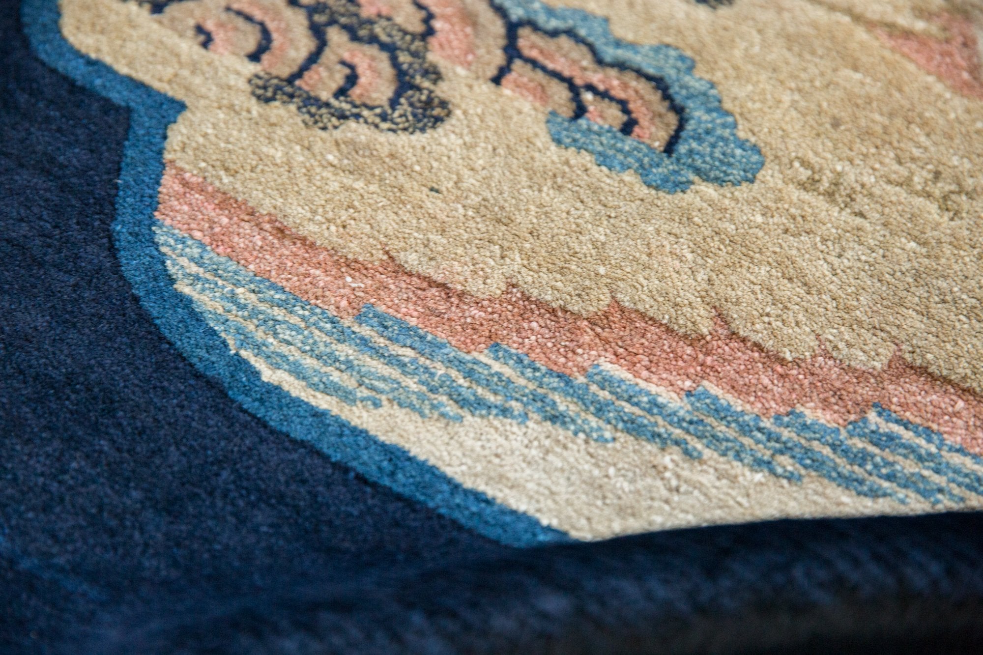 Antique Chinese Peking Pictorial Runner — 1910s | 2'9" x 5'5"