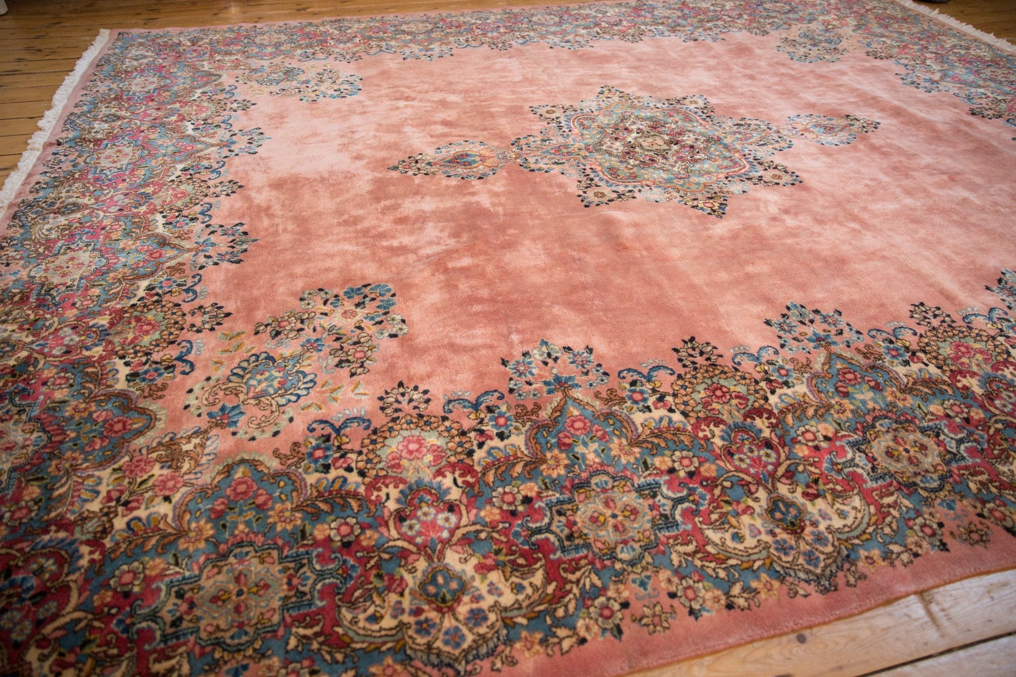 Vintage Persian Kerman Carpet — 1950s | 9'10" x 12'1"