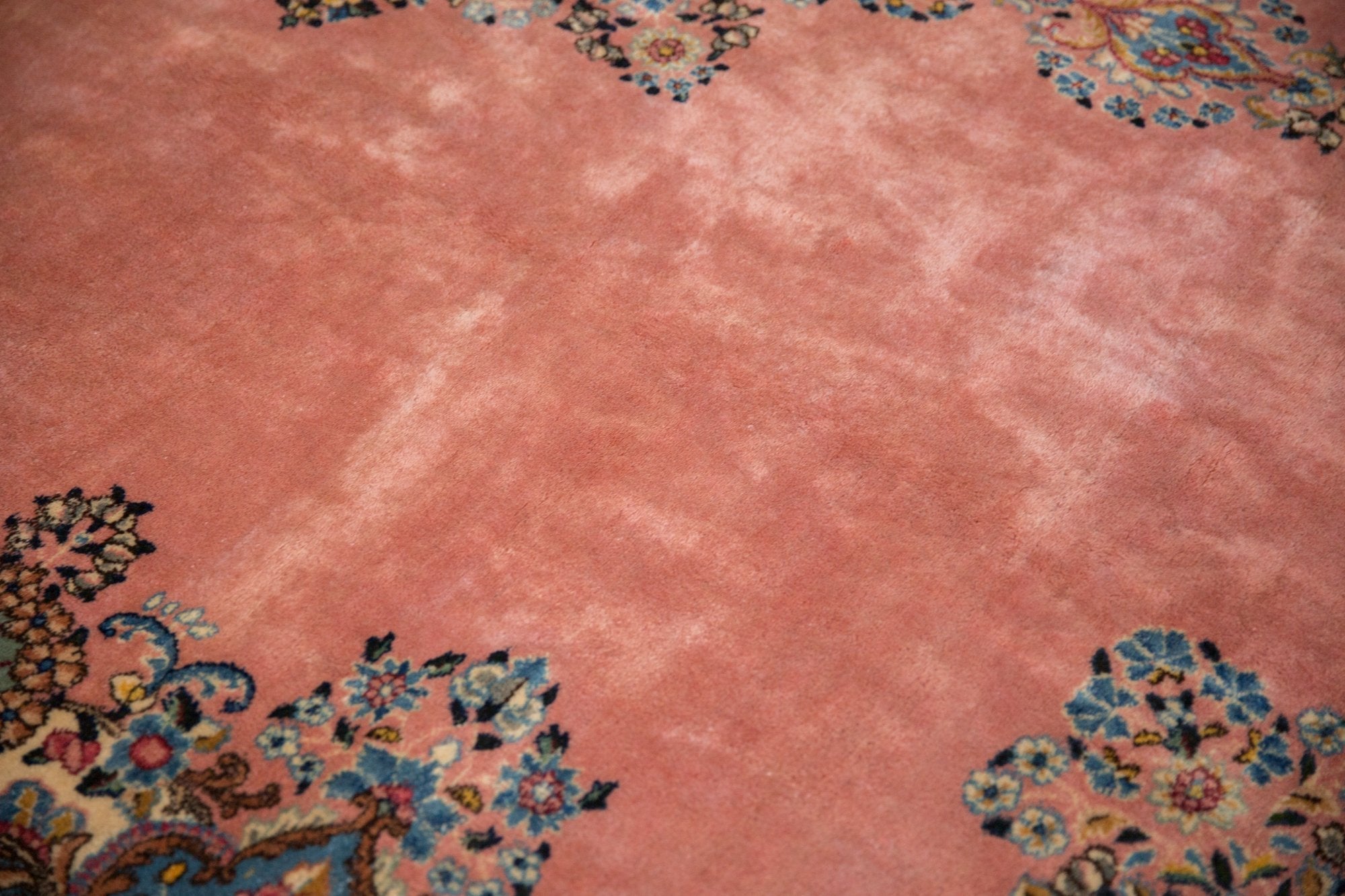 Vintage Persian Kerman Carpet — 1950s | 9'10" x 12'1"