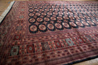 Vintage Pakistani Bokhara Carpet — 1980s | 10'1" x 14'3"