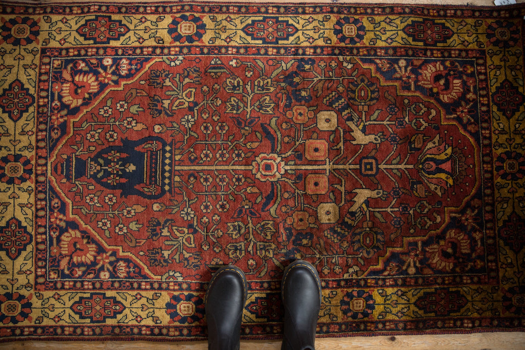 Vintage Indian Bakhtiari Design Carpet — 1980s | 3'1" x 5'3"