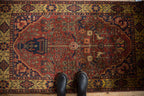 Vintage Indian Bakhtiari Design Carpet — 1980s | 3'1" x 5'3"