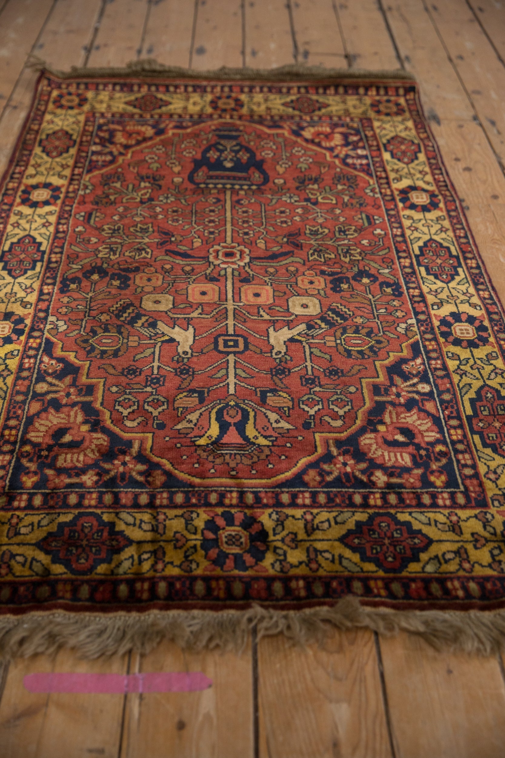 Vintage Indian Bakhtiari Design Carpet — 1980s | 3'1" x 5'3"