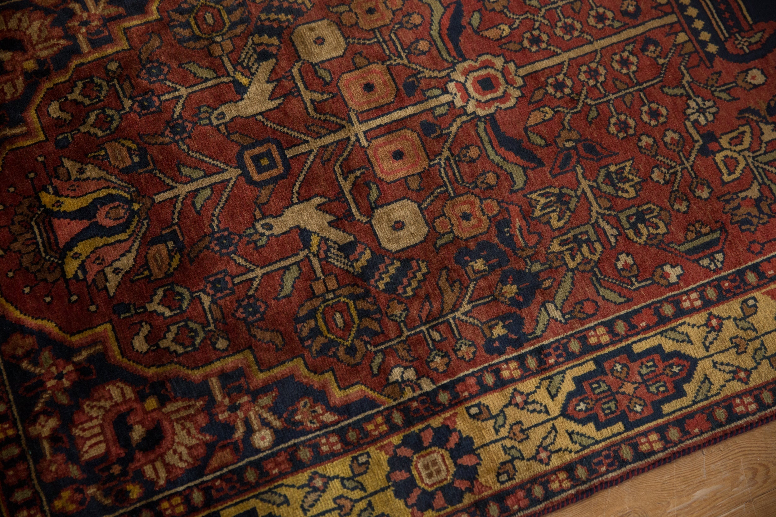 Vintage Indian Bakhtiari Design Carpet — 1980s | 3'1" x 5'3"