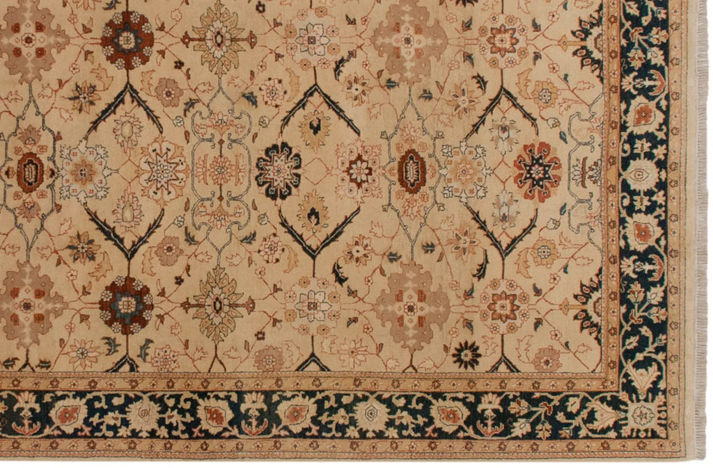 Vintage Indian Bijar Design Carpet — 1980s | 6'1" x 9'3"