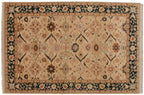 Vintage Indian Bijar Design Carpet — 1980s | 6'1" x 9'3"