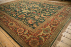 Vintage Indian Serapi Design Area Rug — 1990s | 9'2" × 11'8"
