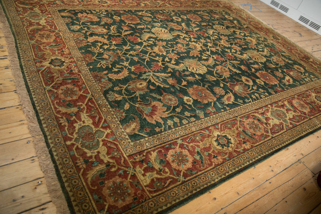 Vintage Indian Serapi Design Area Rug — 1990s | 9'2" × 11'8"