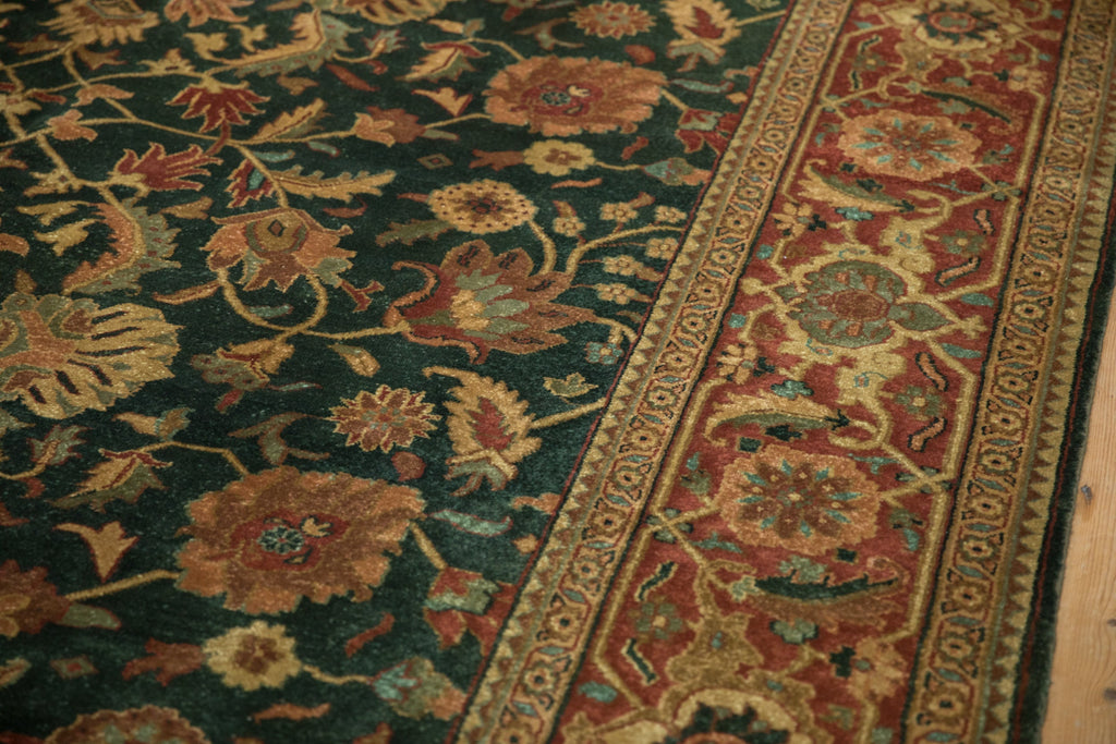 Vintage Indian Serapi Design Area Rug — 1990s | 9'2" × 11'8"