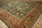 Vintage Indian Serapi Design Area Rug — 1990s | 9'2" × 11'8"