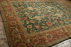 Vintage Indian Serapi Design Area Rug — 1990s | 9'2" × 11'8"