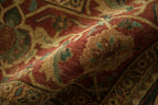 Vintage Indian Serapi Design Area Rug — 1990s | 9'2" × 11'8"