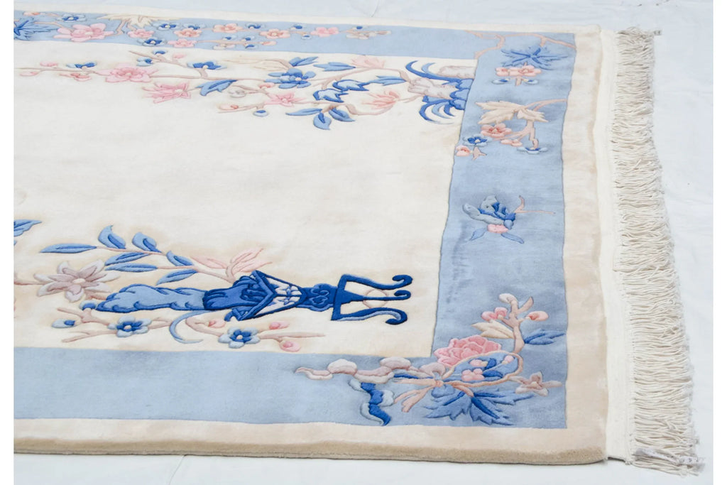 Vintage Chinese Art Deco Carpet — 1980s | 6' × 9'