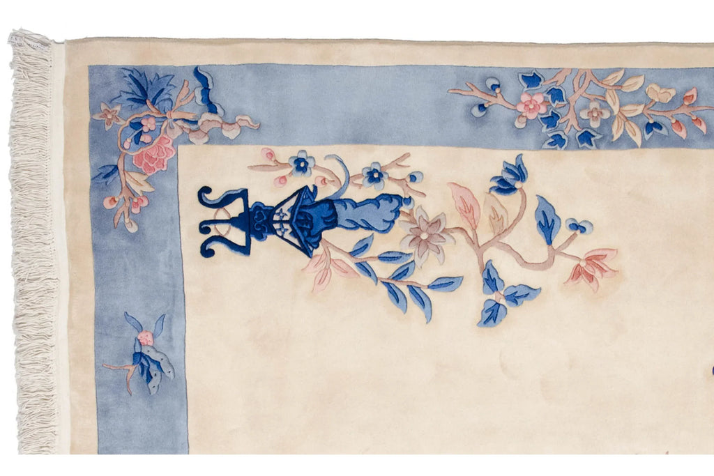 Vintage Chinese Art Deco Carpet — 1980s | 6' × 9'
