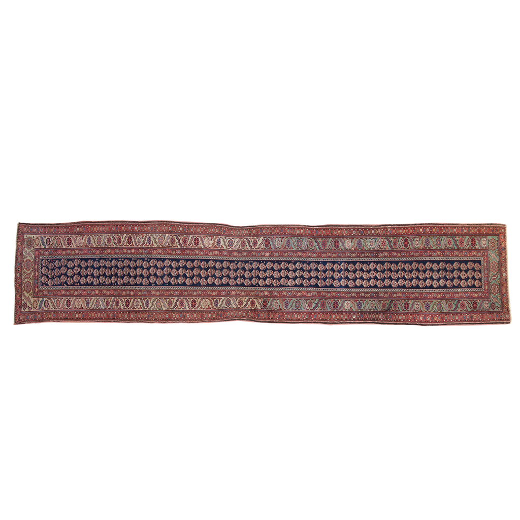 Antique Persian Malayer Rug Runner — 1895–1910 | 3'1" × 14'10"