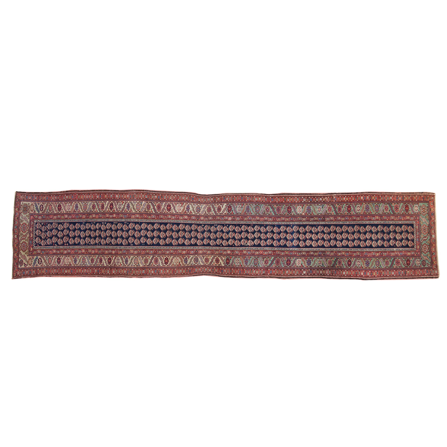 Antique Persian Malayer Rug Runner — 1895–1910 | 3'1" × 14'10"