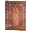 Vintage Persian Mahal Carpet — 1950s | 7'10" × 10'7"