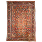 Vintage Persian Mahal Carpet — 1950s | 7'10" × 10'7"