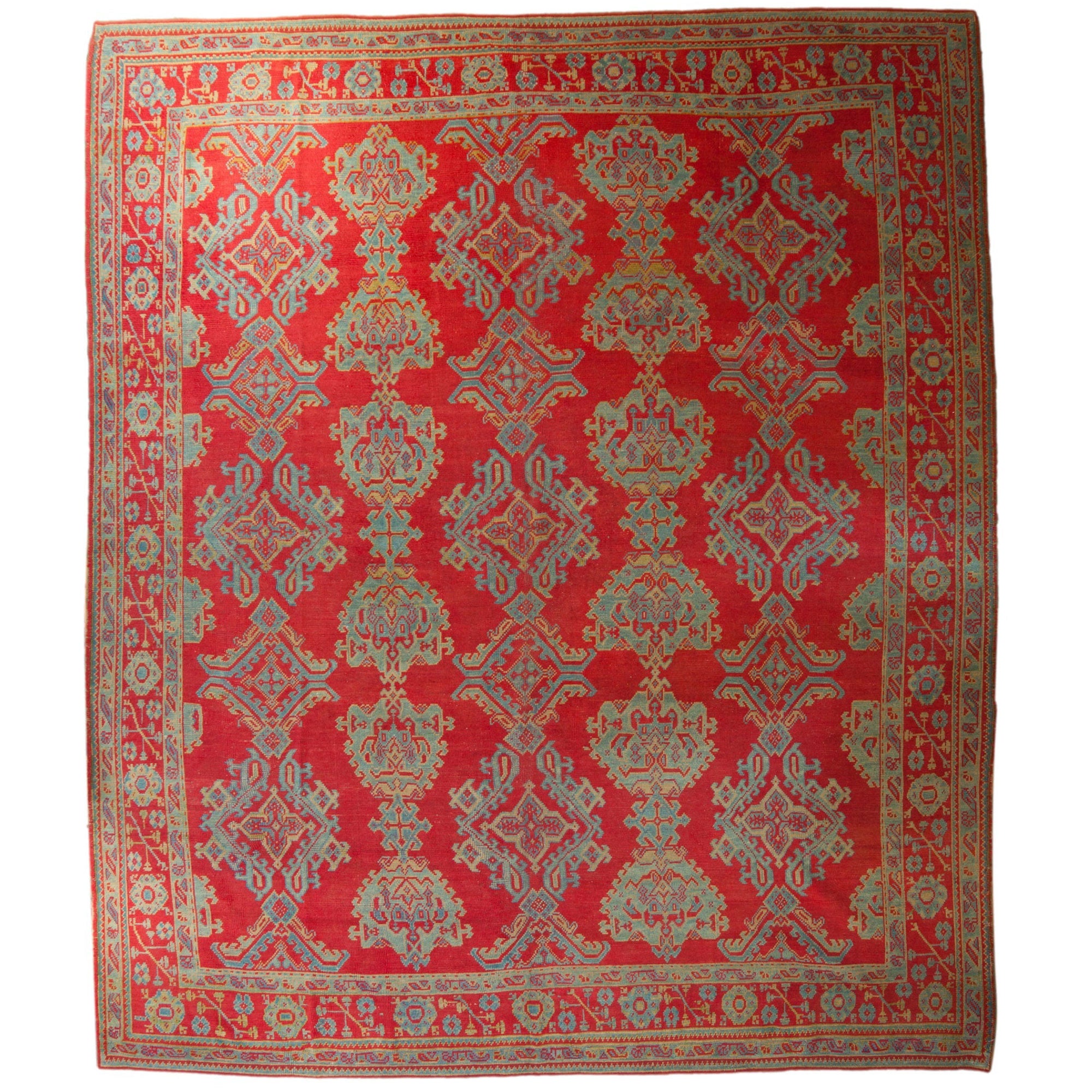 Vintage Turkish Oushak Carpet — 1940s | 11'9" x 13'8"