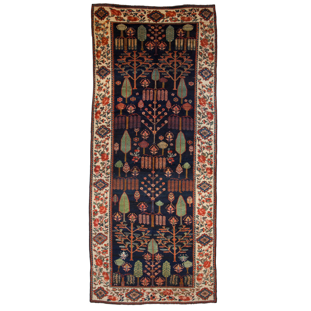 Vintage Persian Bakhtiari Rug Runner — 1930s | 5'6" x 12'10"