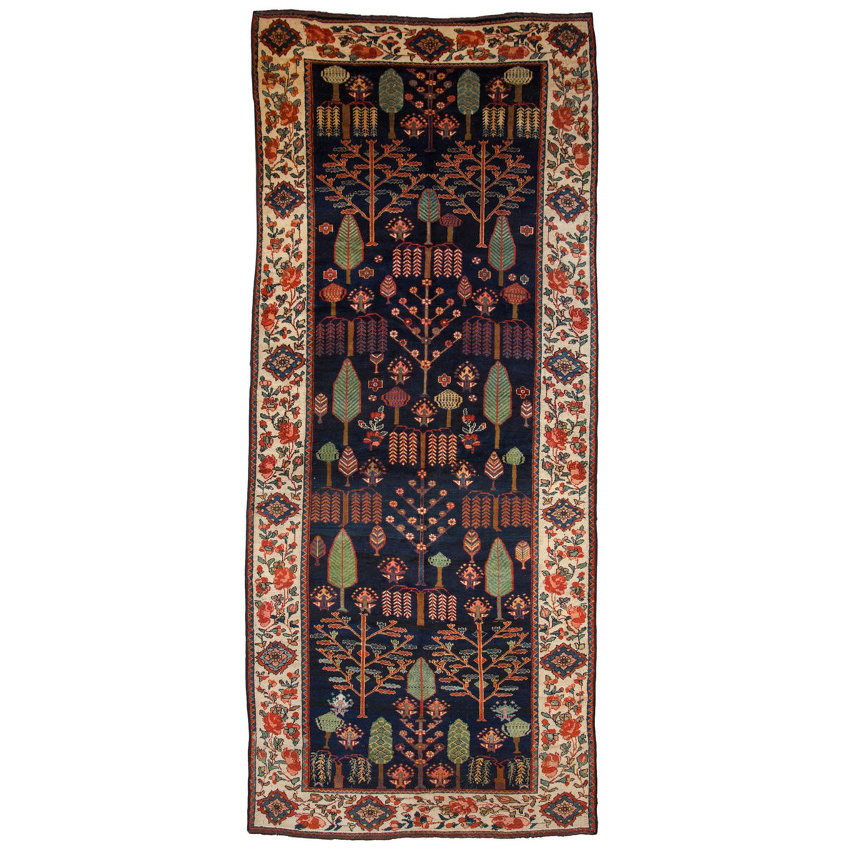 Vintage Persian Bakhtiari Rug Runner — 1930s | 5'6" x 12'10"