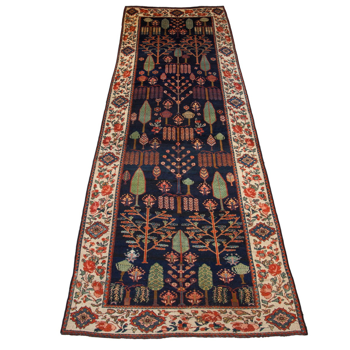 Vintage Persian Bakhtiari Rug Runner — 1930s | 5'6" x 12'10"