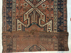 Antique Kazak Sewan Runner — 1870s | 4'4" × 11'7"