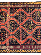 Rare Antique Caucasian Kazak Runner — 1910s | 4' × 8'9"