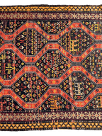 Rare Antique Caucasian Kazak Runner — 1910s | 4' × 8'9"