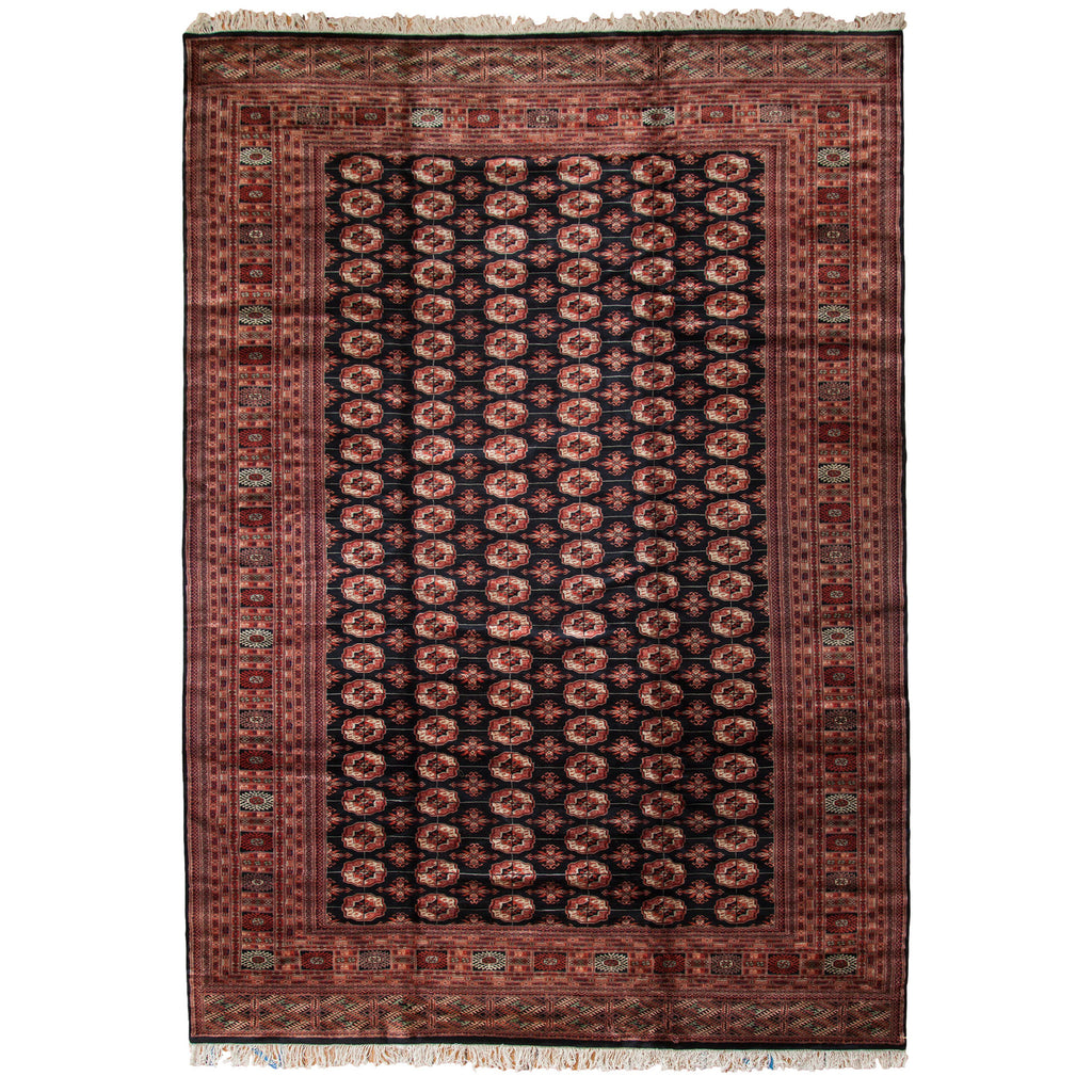 Vintage Pakistani Bokhara Carpet — 1980s | 10'1" x 14'3"