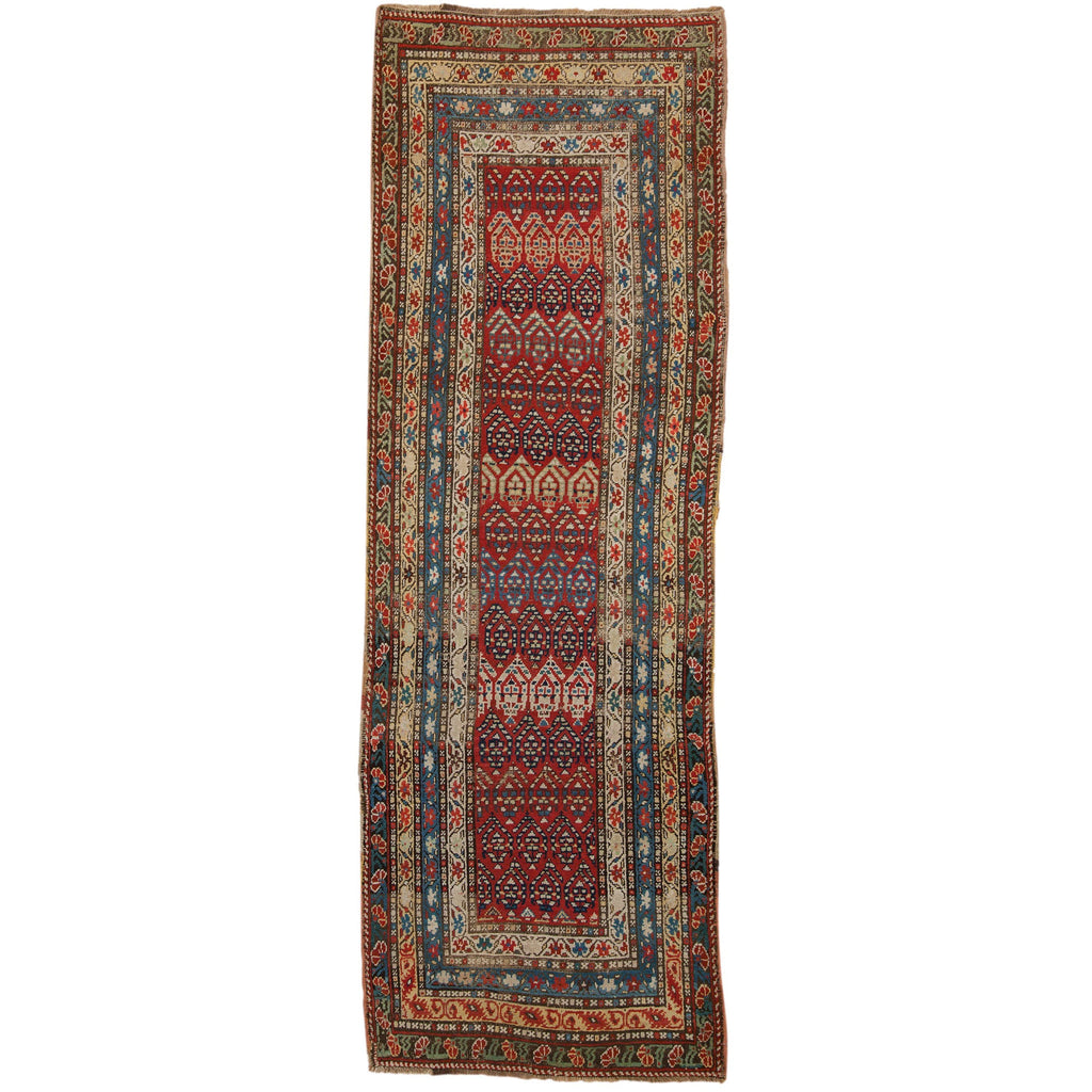 Antique Armenian Karabagh Rug Runner — 1890s | 3' x 8'10"