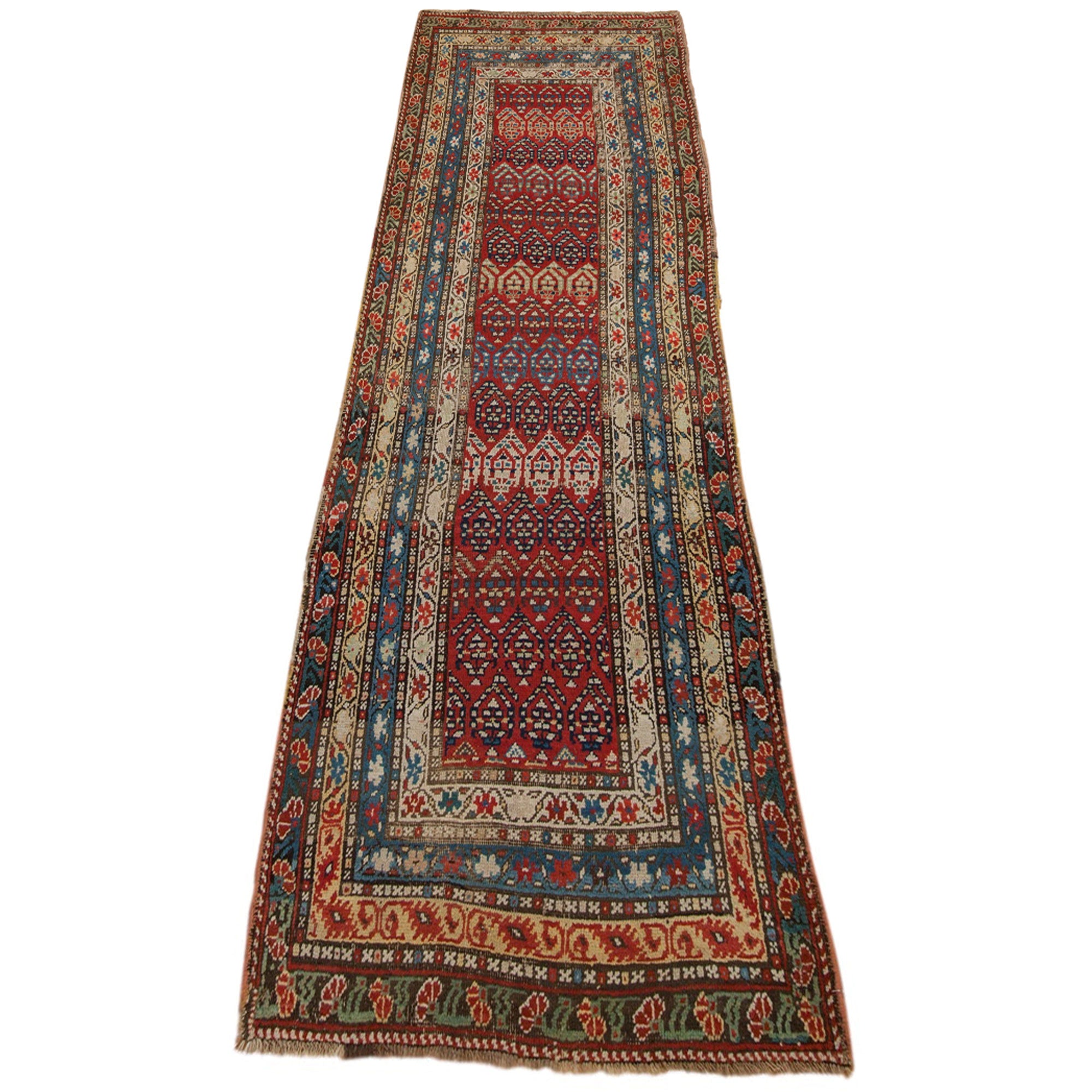 Antique Armenian Karabagh Rug Runner — 1890s | 3' x 8'10"
