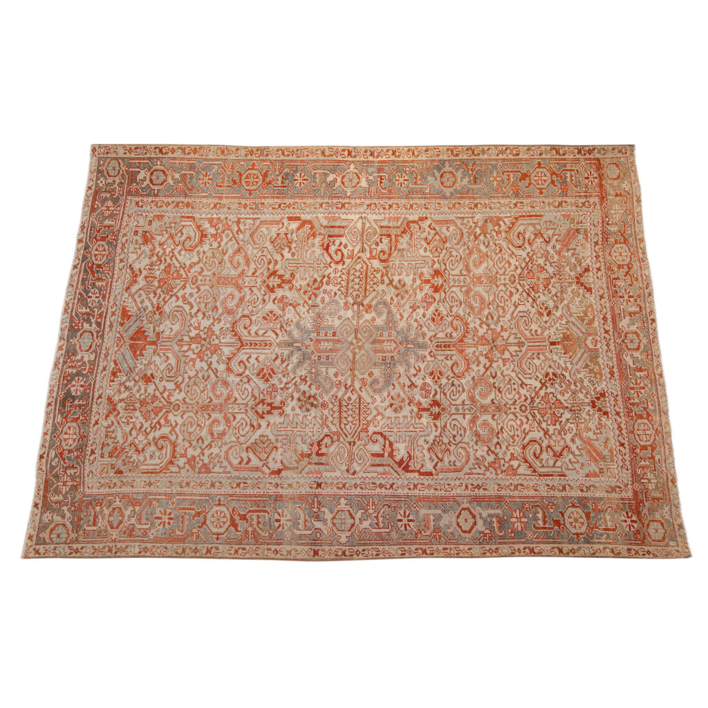 Vintage Persian Heriz Area Rug — 1950s | 7'11" × 9'6"