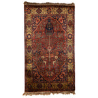 Vintage Indian Bakhtiari Design Carpet — 1980s | 3'1" x 5'3"
