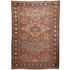 Antique Caucasian Soumac Rug — 1910s | 7'1" x 9'11"