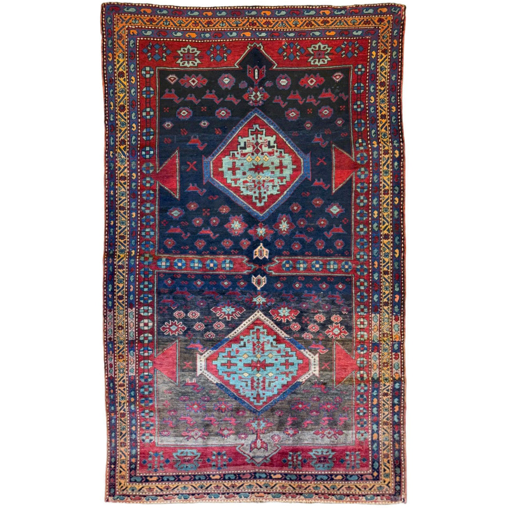 Antique Caucasian Kazak Rug — 1900s | 5'3" x 8'3"