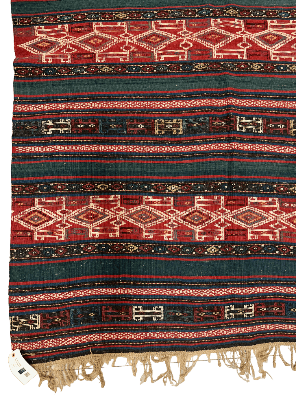 Antique Azerbaijani Verneh Rug — 1900s | 5'4" × 7'11"